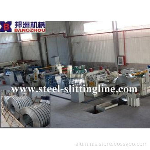 15MT Automatic Steel Slitting Line With Hydraulic De-coiler